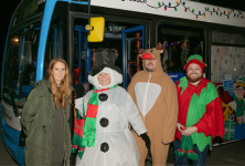 Stagecoach team, Grainger PLC and Cllr Calum Stewart