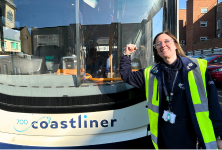 Coral Barnett, bus driver and women's lead for Stagecoach South
