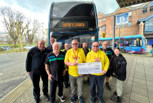 Sophie's Legacy collects donation from Stagecoach South