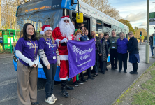 Winchester Santa Bus Launch