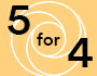 5 for 4 image