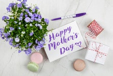 mothers day treat mum petal purple family 