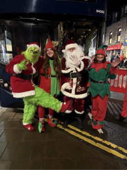 Santa Grotto bus highlands