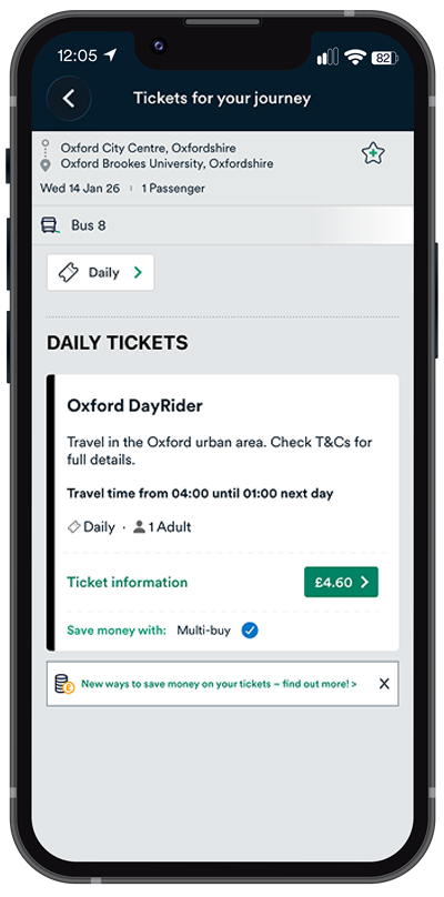 App Screenshot of Oxford Multi-Buy