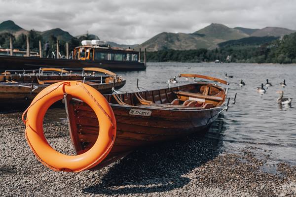 Rowing on Derwentwater