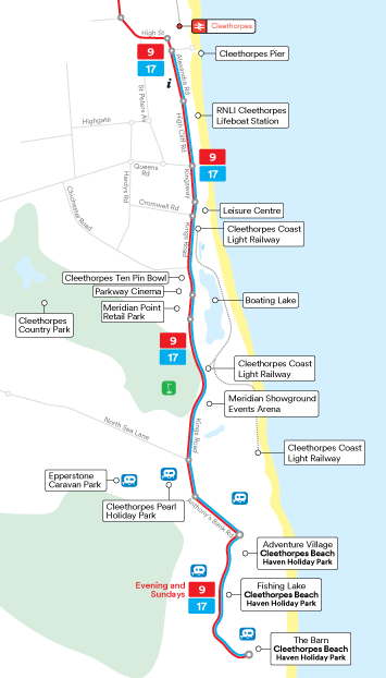 Cleethorpes Seaqsiders Map