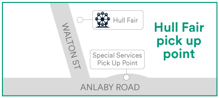 Special Services Pick Up Point
