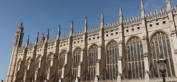the top of a church building