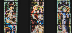 3 stained glass windows