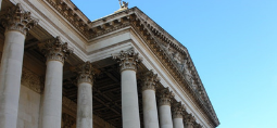 the top of the Fitzwillaim Museum