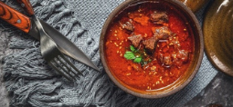 a bowl of curry