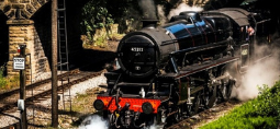 a steam train