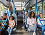 Passengers on bus