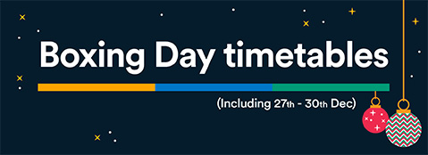 Boxing Day Timetables