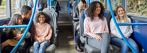 Passengers on bus