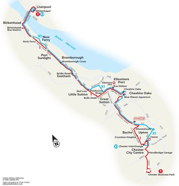 Service 1 Map