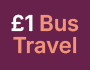 £1 bus fare