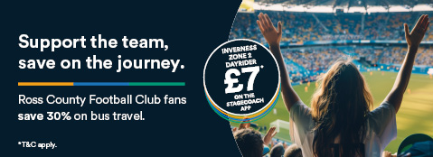 Discounted bus travel to see Ross County