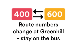 Stagecoach triangle service chnages