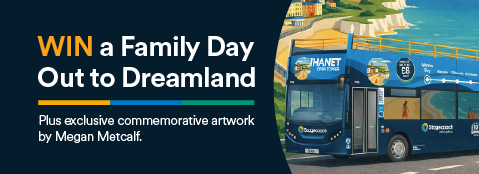 Win a family day out at Dreamland with Stagecoach South East's Thanet Open Topper