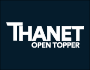 Hop on hop off open top bus in Thanet linking popular attractions across the Kent coast