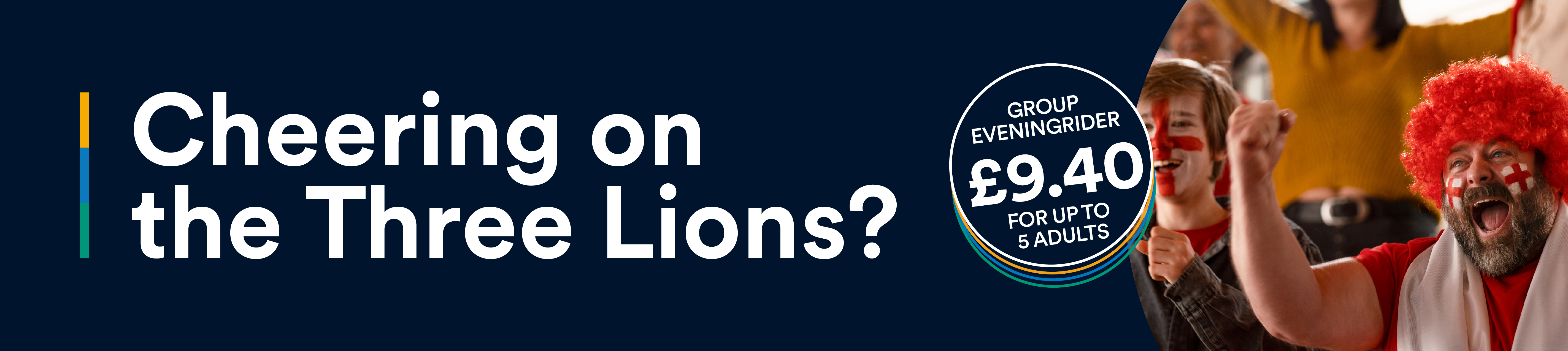 Cheering on the Three Lions? Get there by bus!
