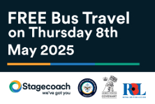 FREE Bus Travel VE Day 2025