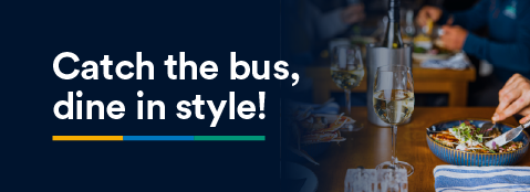 Catch the bus, dine in style!