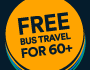 Free bus travel for 60+