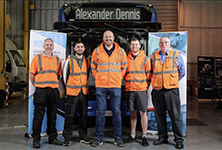 Team of Stagecoach engineers