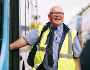 bus driver boarding a stagecoach bus