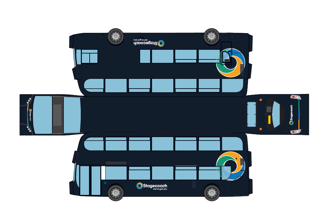 Cut Out Bus