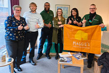 Stagecoach East visits Maggie's